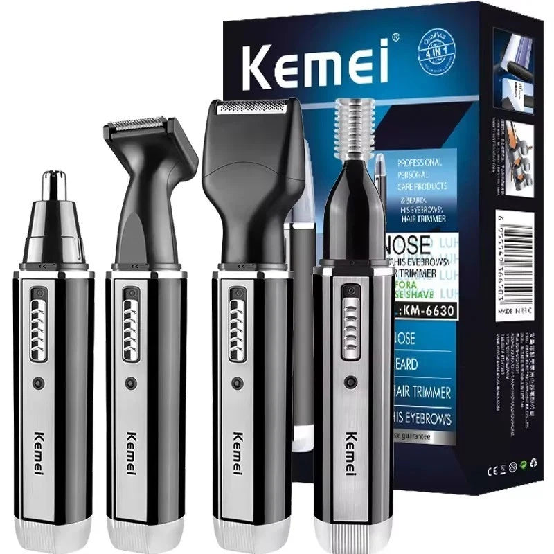 4in1 Rechargeable Nose Trimmer Beard Trimmer for Men Ear Eyebrow